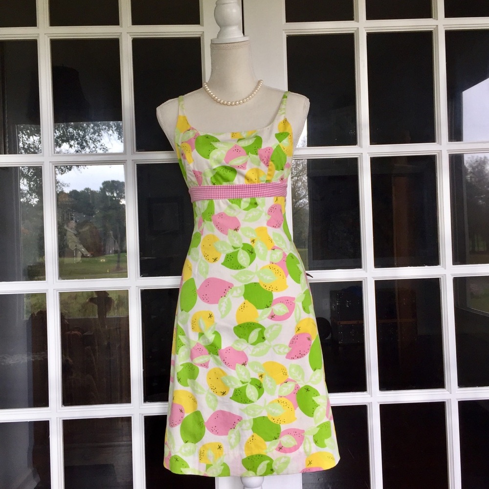 Lilly Pulitzer lemon lime dress